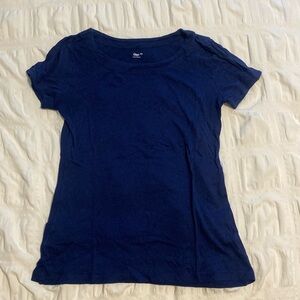 Soft Blue Cotton Tee